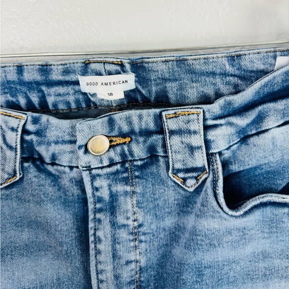 Good American Good Curve Bootcut Jeans Indigo380-18 - Picture 6 of 9